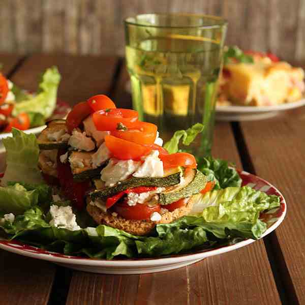 Summer "tower" salad