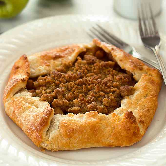 Dutch Apple Galette for Two