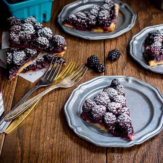 Bourbon Blackberry Jam Bars