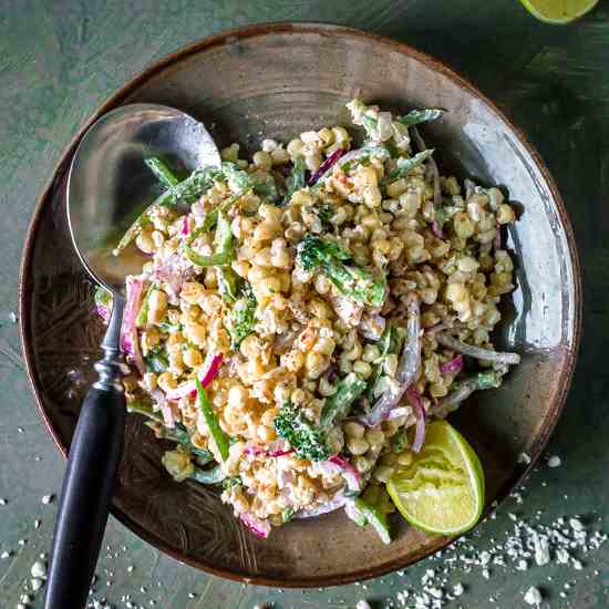 Mexican Street Corn (Elote) Salad