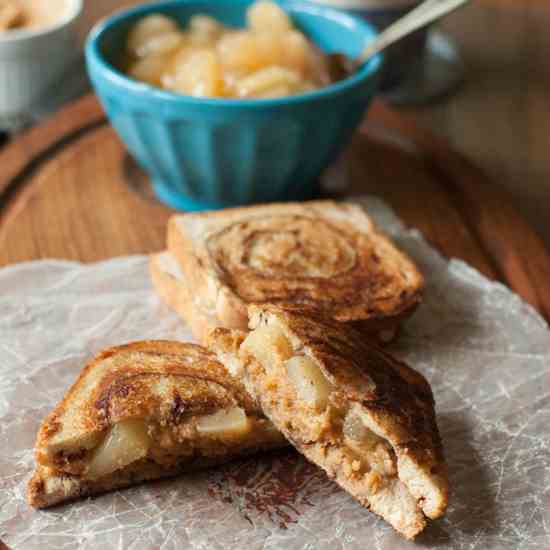 Apple Pie Grilled Cheese