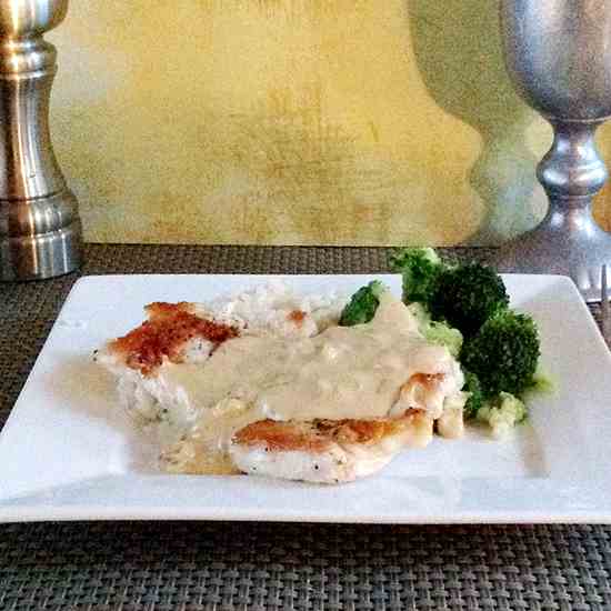 Chicken Cutlets w/Tarragon-Mustard Sauce