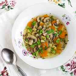 Clear Mushroom Soup