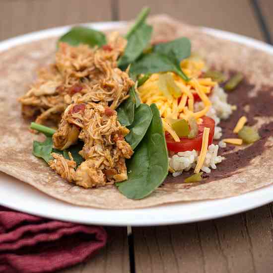 Healthy Chicken Burritos