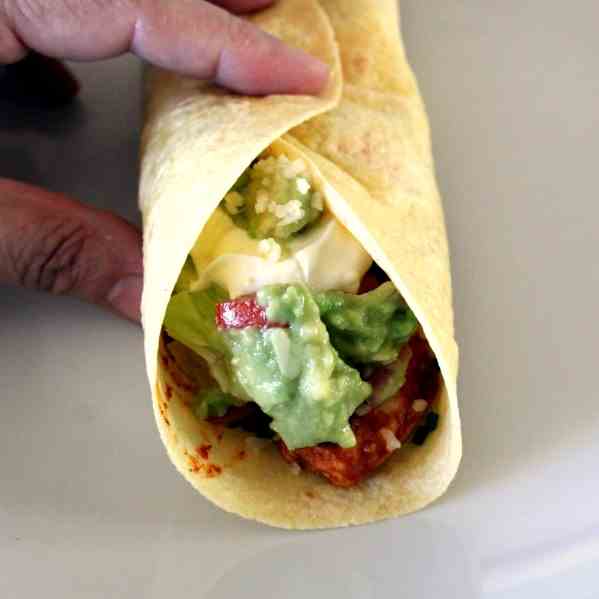 Micky's quick Chicken Wraps