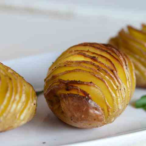 Baby Hasselback Potatoes