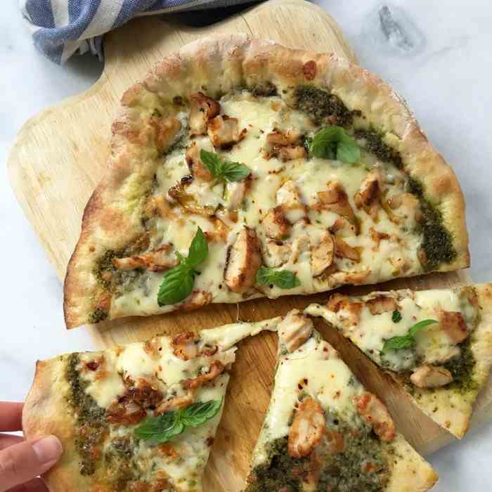 Chicken Pesto Pizza