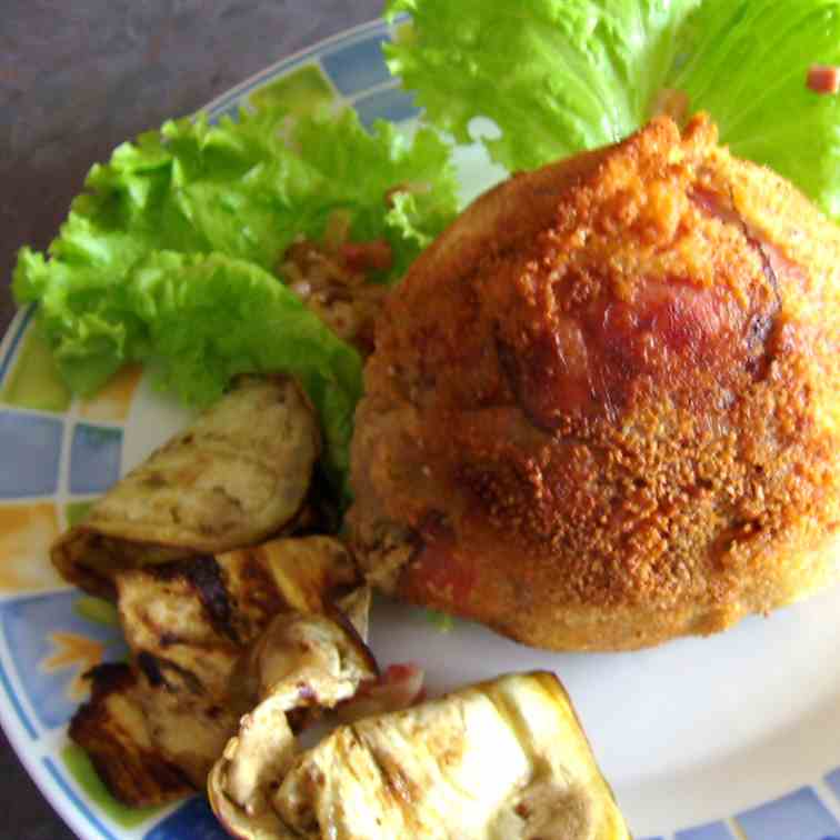 Stuffed fried Mozzarella