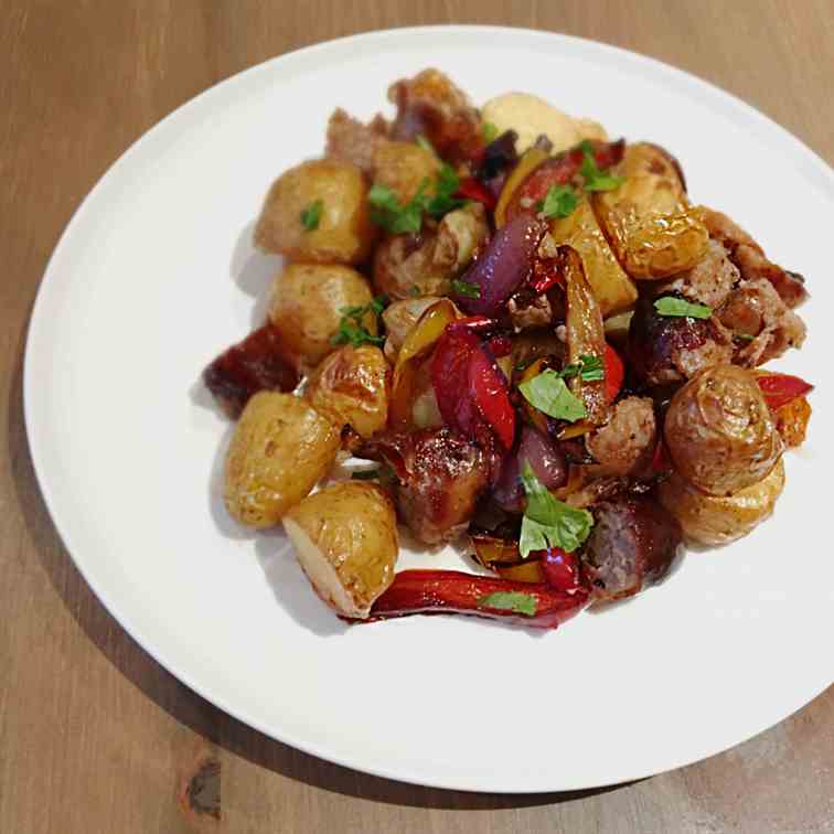 Sausage and Potato Bake