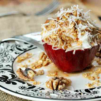 Apple Coconut Yogurt Cups