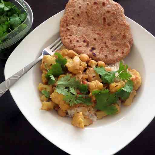 Cauliflower and Chickpea Curry