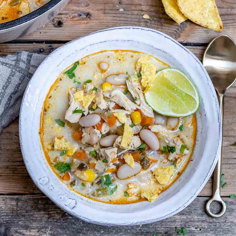 Creamy White Chicken Chili Recipe