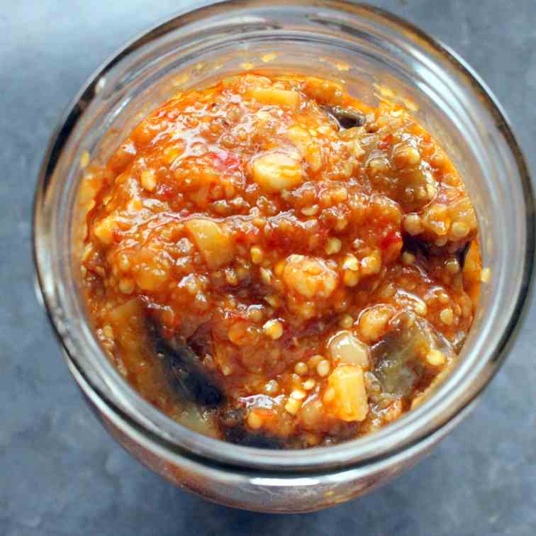 Pickled Brinjal