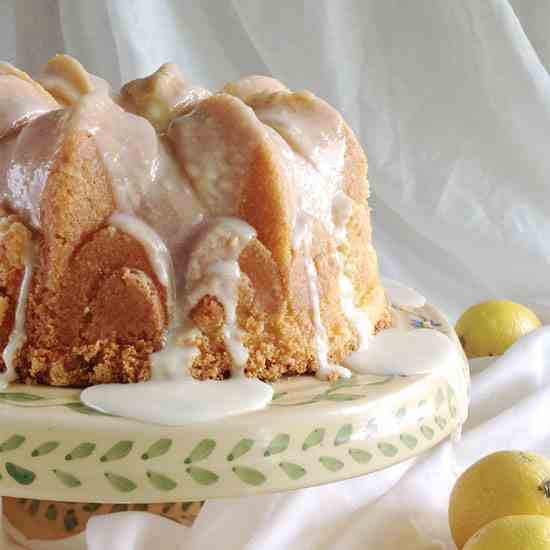 Buttermilk Bundt Cake with Lemon Glaze