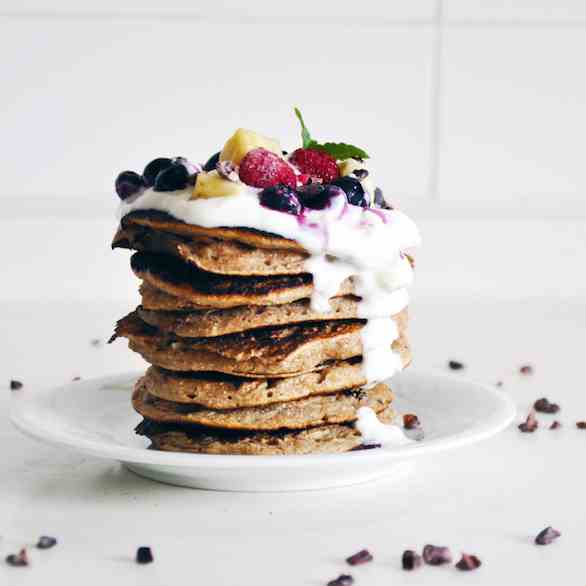 Healthy Whole Wheat Pancakes