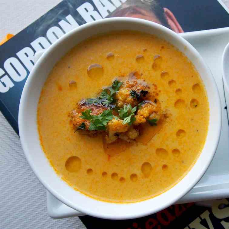 Ramsay's saffron soup