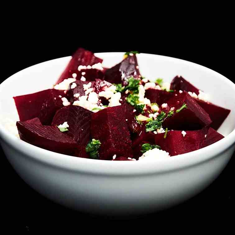 Beet Salad with Feta Cheese