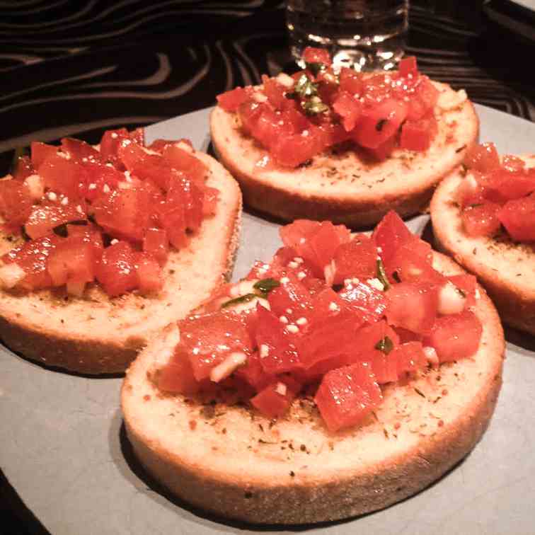 Bruschetta on Rye