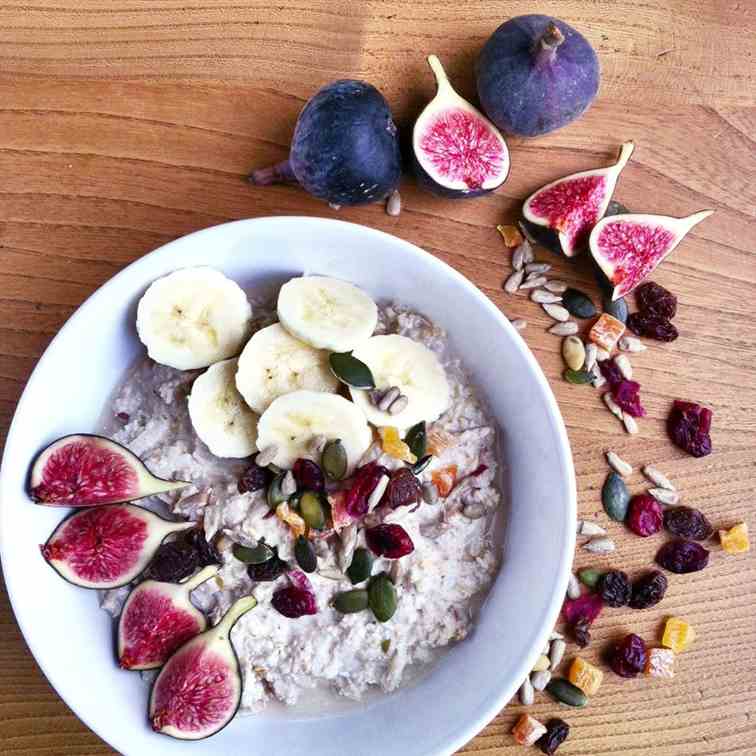 Fig and Banana Bircher Muesli