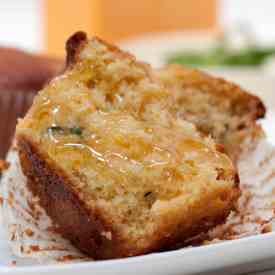 Jalapeno Cheddar Cornbread Muffins