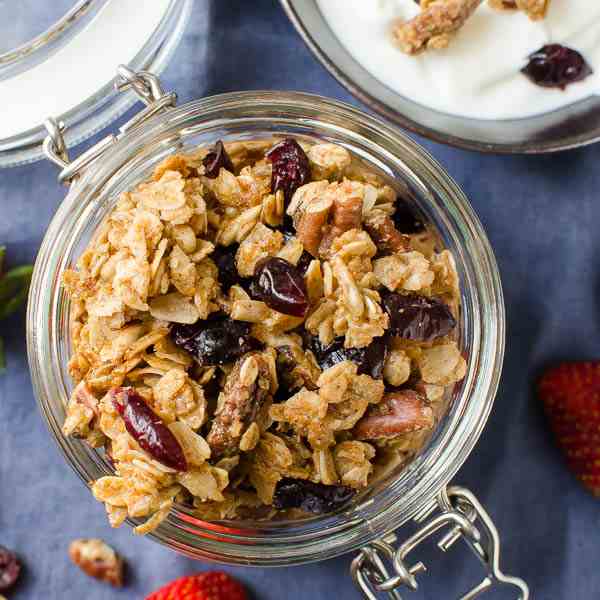 Maple Pecan Cinnamon Granola