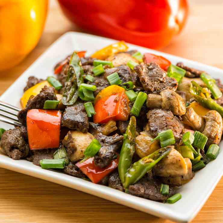 Stir fried Beef with Mushroom