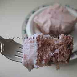 Cherry Cake with Cherry Cream Cheese Frost