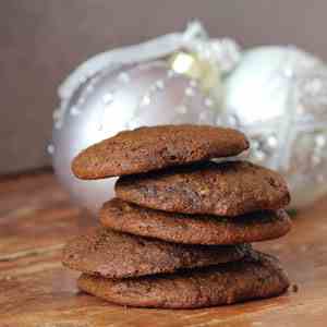 Vegan chewy molasses cookies