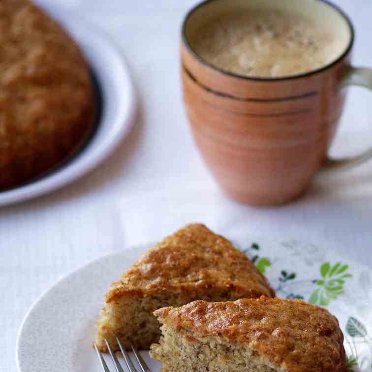 Eggless Banana Cake