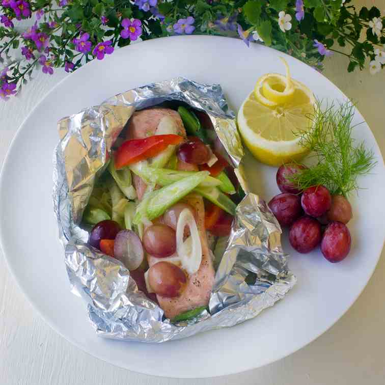 Salmon en Papillote