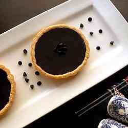 No Bake Chocolate Tarts