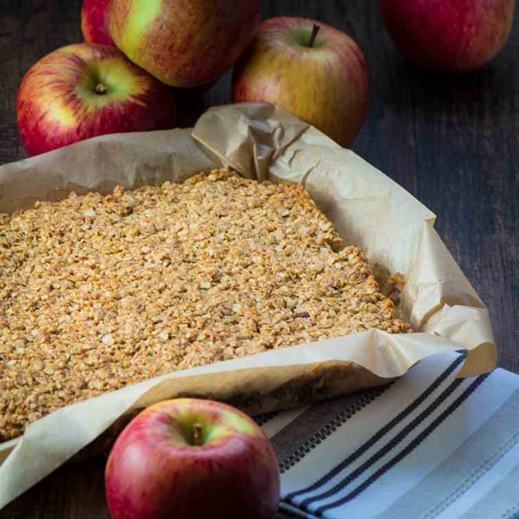 Apple Crumble Flapjacks