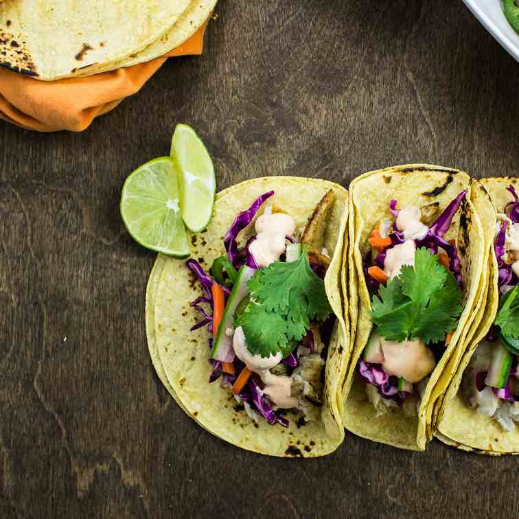 Banh Mi Fish Tacos