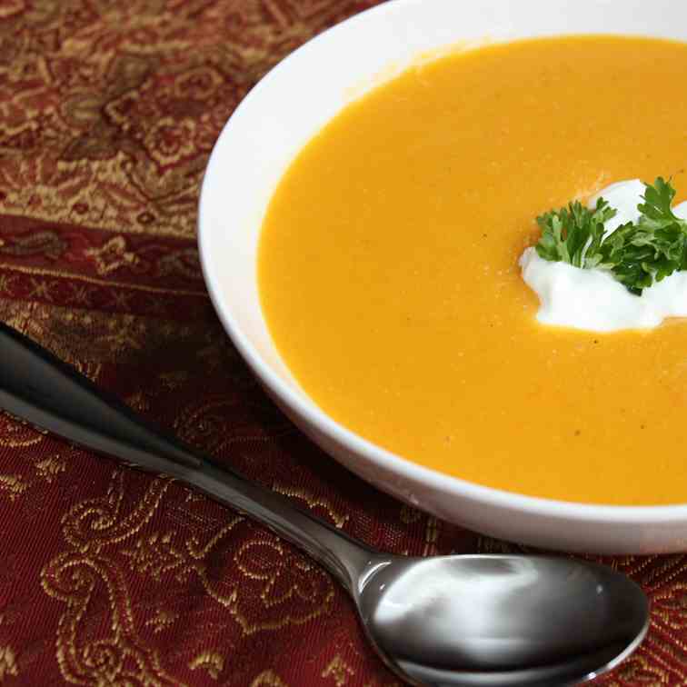 Carrot & Red Lentil Soup