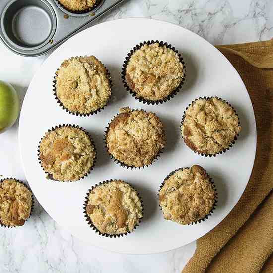 Apple Crumble Cupcakes