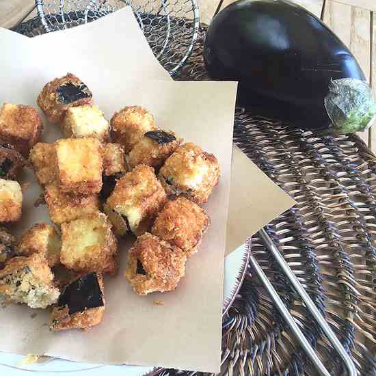 Fried Eggplant Bites