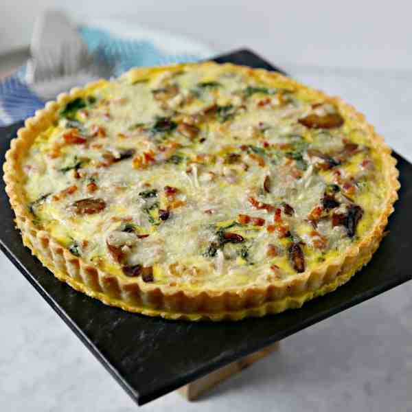 Smoky Pancetta Quiche