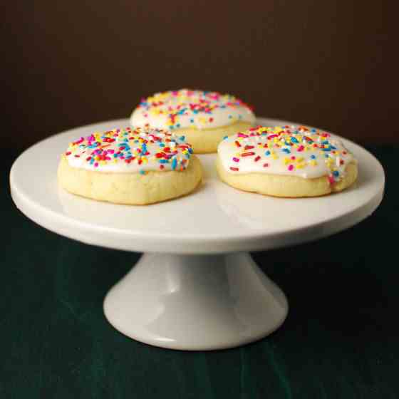 Soft Frosted Sugar Cookies