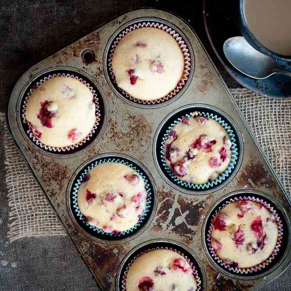 Super Easy Cranberry Muffins