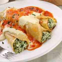 Manicotti in Crepes