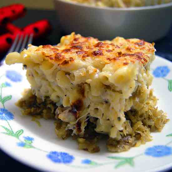 Baked Sweet Potato 'n' Pasta 