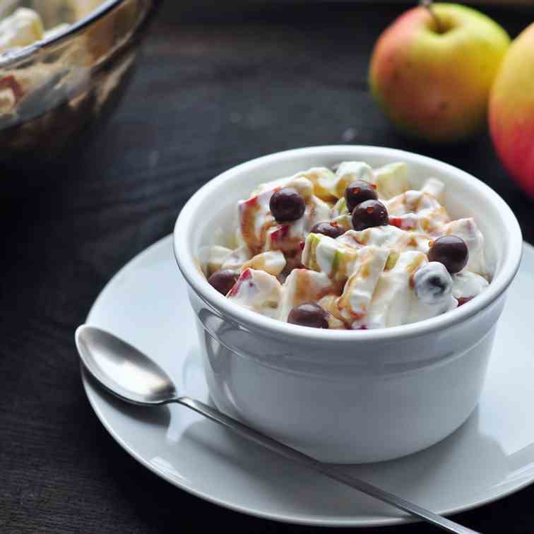 Caramel apple salad