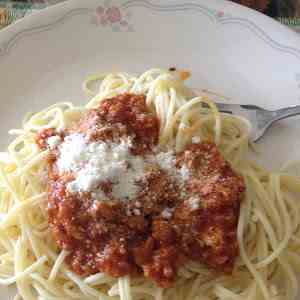 Homemade Meat Sauce