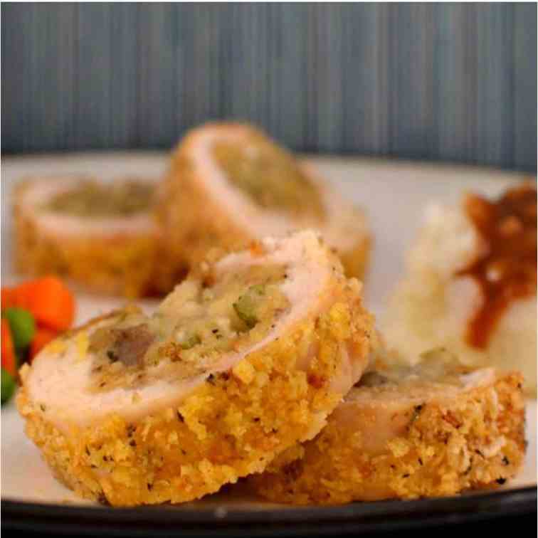 Stuffed Chicken with Apple Sausage Stuffin