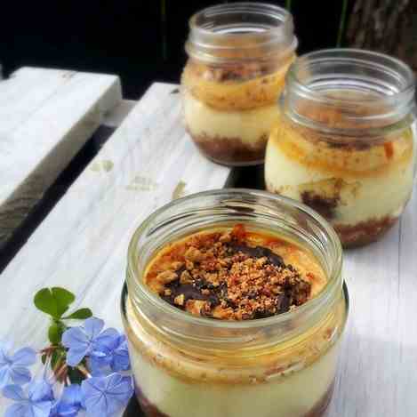 Baked Cheesecake in Jars