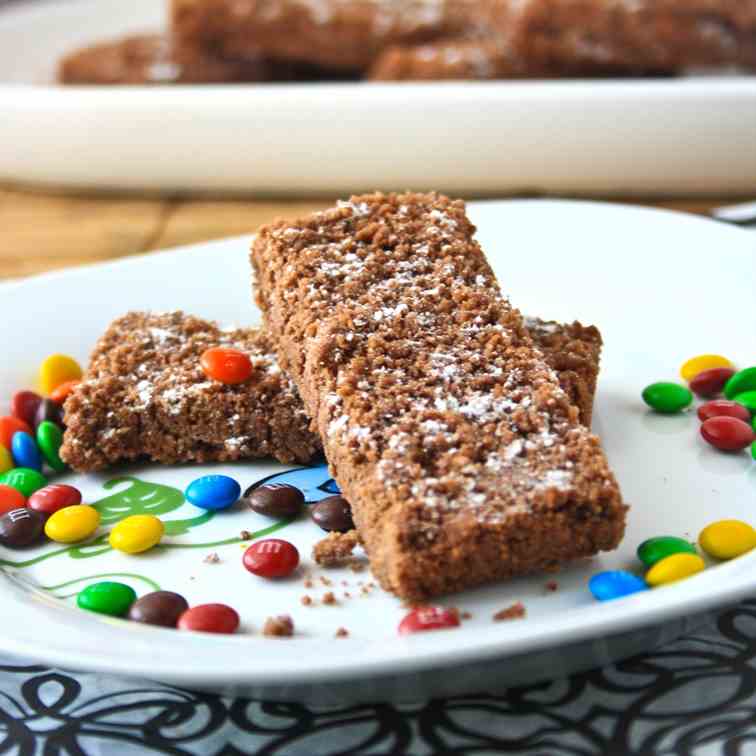 Chocolate Shortbread Fingers