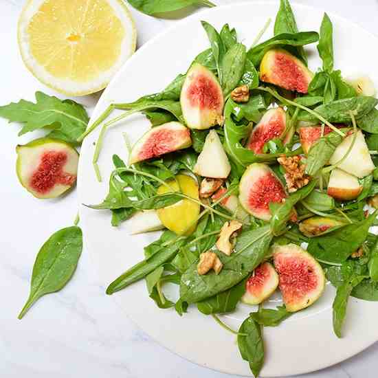 Spinach Figs Refreshing Salad