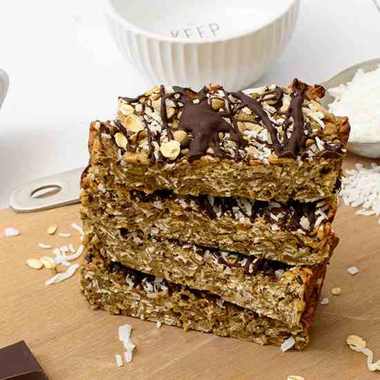 Vegan Coconut Oatmeal Bars