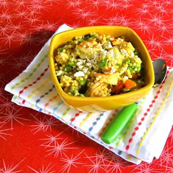 Mediterranean Shrimp & Pearl Couscous