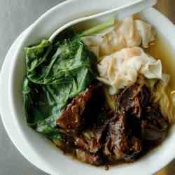Noodles with Beef and Dumplings